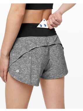Lululemon speed up short long 4”updated fit